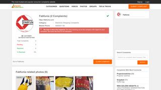 
                            1. Fabfunia Customer Care, Consumer Complaints and Reviews