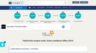
                            7. Fabfurnish coupon | Extra 30% off code 2018 - Cashfat