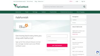 
                            13. FabFurnish Offers, Cashback & Coupons | TopCashback