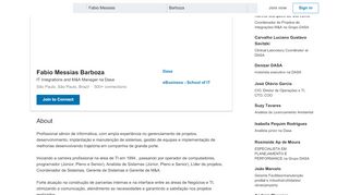 
                            11. Fabio Messias Barboza - IT Systems Manager - Dasa | LinkedIn