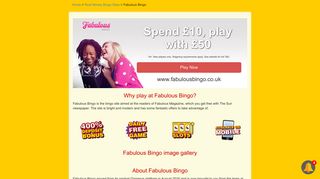 
                            5. Fabulous Bingo - Big 400% Welcome Bonus