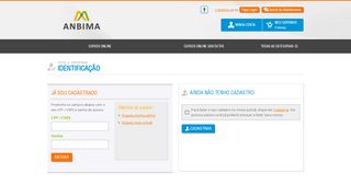 
                            3. Faça Login - ANBIMA