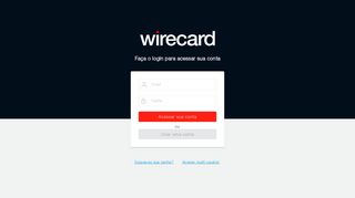 
                            6. Faça o login para acessar sua conta - Conta Moip - Wirecard