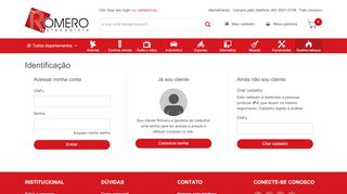 
                            1. faça seu login - Romero Atacadista