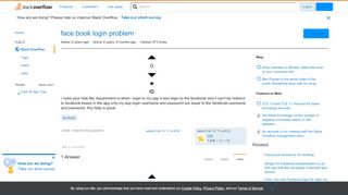 
                            11. face book login problem - Stack Overflow