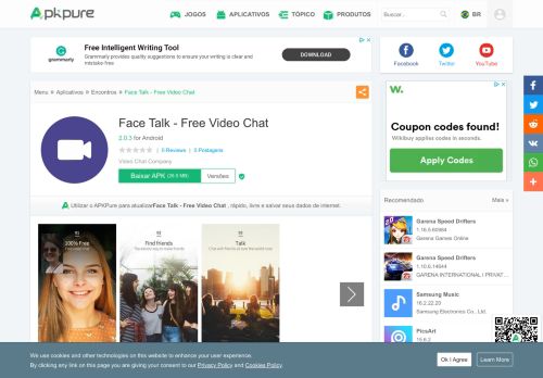 
                            11. Face Talk - Free Video Chat para Android - APK Baixar - APKPure.com