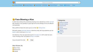 
                            3. Face Throwing a Kiss Emoji - Emojipedia