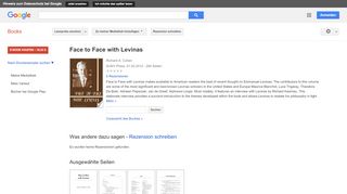 
                            12. Face to Face with Levinas