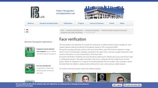 
                            7. Face verification | PRA Lab