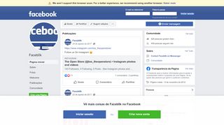 
                            2. Faceb0k - Página inicial | Facebook