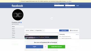 
                            1. Facebook 360 - Home | Facebook