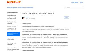 
                            11. Facebook Accounts and Connection – Miniclip Player Experience