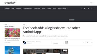 
                            5. Facebook adds a login shortcut to other Android apps - Engadget