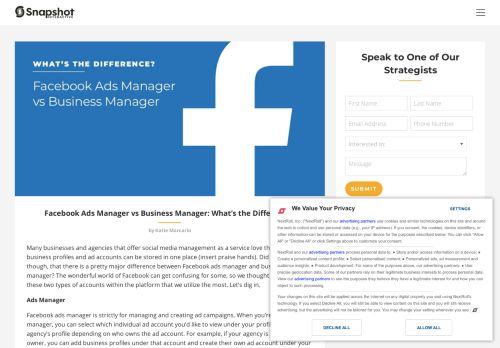 
                            5. Facebook Ads Manager vs Business Manager: What's the ...