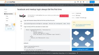 
                            8. facebook and meetup login always fail the first time - Stack Overflow