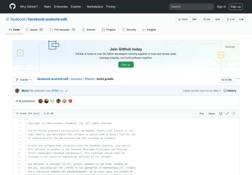 
                            5. facebook-android-sdk/build.gradle at master · facebook/facebook ...