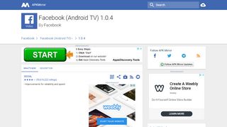
                            12. Facebook (Android TV) 1.0.4 APK Download by Facebook - APKMirror