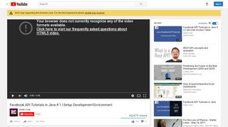 
                            4. Facebook API Tutorials in Java # 1 | Setup Development Environment ...