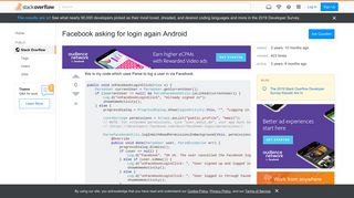 
                            3. Facebook asking for login again Android - Stack Overflow