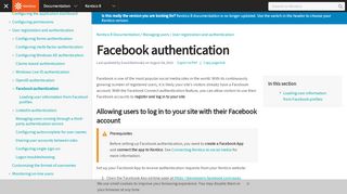 
                            12. Facebook authentication | Kentico 8 Documentation