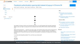 
                            5. Facebook authentication opening tab instead of popup in Chrome 59 ...