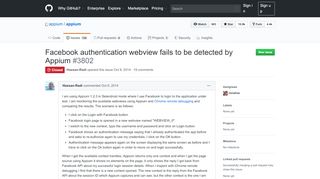 
                            7. Facebook authentication webview fails to be detected by Appium ...