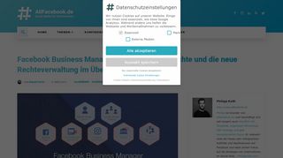 
                            7. Facebook Business Manager: Alle Rollen und Zugriffsrechte im ...