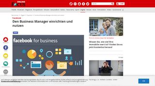 
                            11. Facebook Business Manager einrichten und nutzen - FOCUS Online