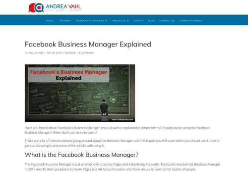 
                            9. Facebook Business Manager Explained - Andrea Vahl