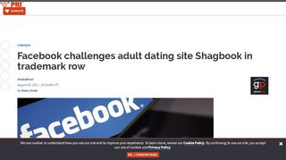 
                            13. Facebook challenges adult dating site Shagbook in trademark row ...