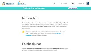 
                            4. Facebook: Chat and Messages - GCFLearnFree.org - GCFGlobal