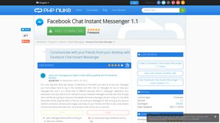 
                            11. Facebook Chat Instant Messenger 1.1 (free) - Download latest ...