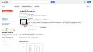
                            9. Facebook Companion - Hasil Google Books