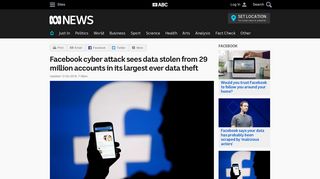 
                            11. Facebook cyber attack sees data stolen from 29 million accounts in its ...