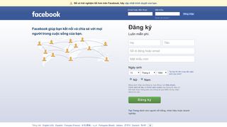 
                            2. Facebook - Đăng nhập hoặc đăng ký