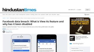 
                            7. Facebook data breach: What is View As feature and why has it been ...