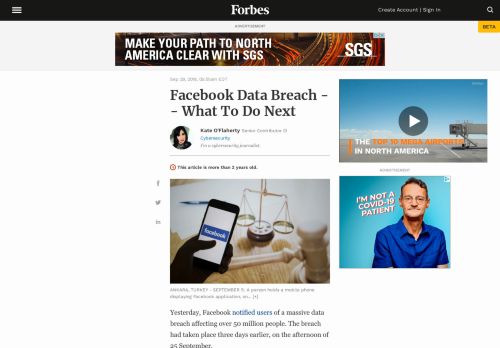
                            13. Facebook Data Breach -- What To Do Next - Forbes