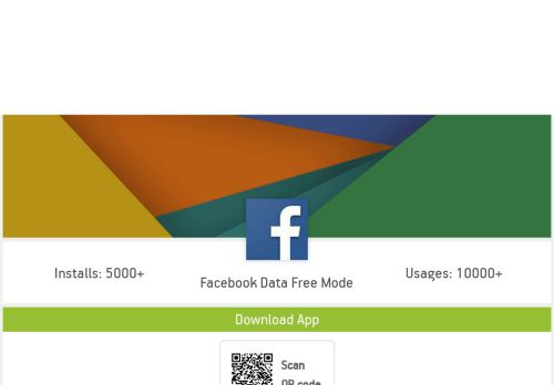 
                            5. Facebook Data Free Mode Android App - AppsGeyser