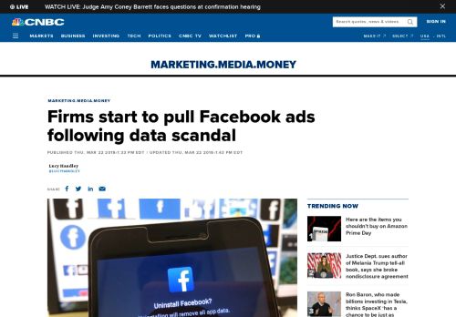 
                            5. Facebook data scandal: Commerzbank and Mozilla pull advertising