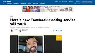 
                            2. Facebook dating service: How it works - CNBC.com