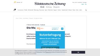 
                            12. Facebook - Die Macht der Daten - Politik - Süddeutsche.de