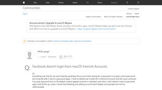 
                            4. Facebook doesn't login from macOS Interne… - Apple Community