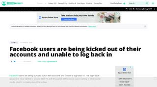 
                            10. Facebook down: Users kicked out of accounts and unable to log ...