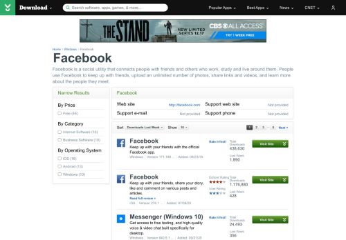 
                            9. Facebook - Download.com - CNET Download