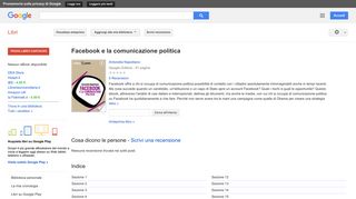 
                            5. Facebook e la comunicazione politica