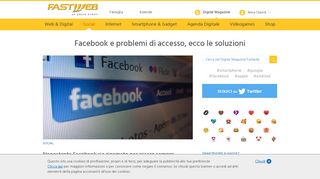 
                            10. Facebook e problemi di accesso, ecco le soluzioni - Fastweb