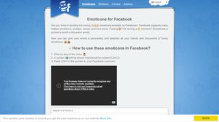 
                            4. Facebook Emoticons