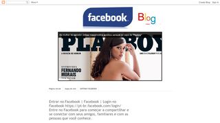 
                            5. Facebook: Entrar no Facebook | Facebook | Login no Facebook https ...