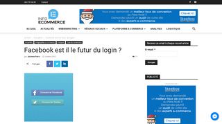 
                            10. Facebook est il le futur du login ? - Info-Ecommerce.fr
