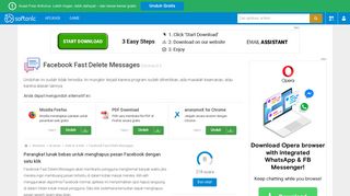 
                            4. Facebook Fast Delete Messages untuk Windows - Unduh